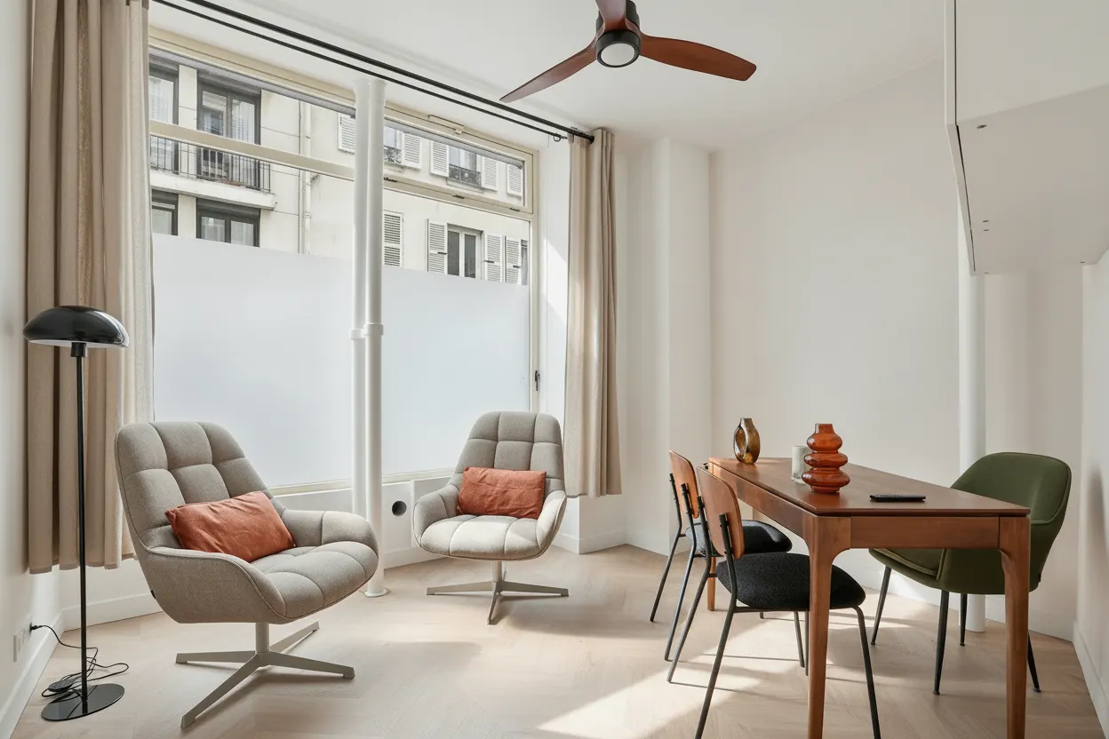 Bureau de consultation du centre Novadev, rue Saint-Augustin à Paris